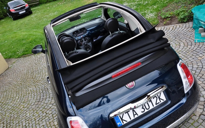 Fiat 500 cena 27500 przebieg: 90000, rok produkcji 2012 z Tarnów małe 781